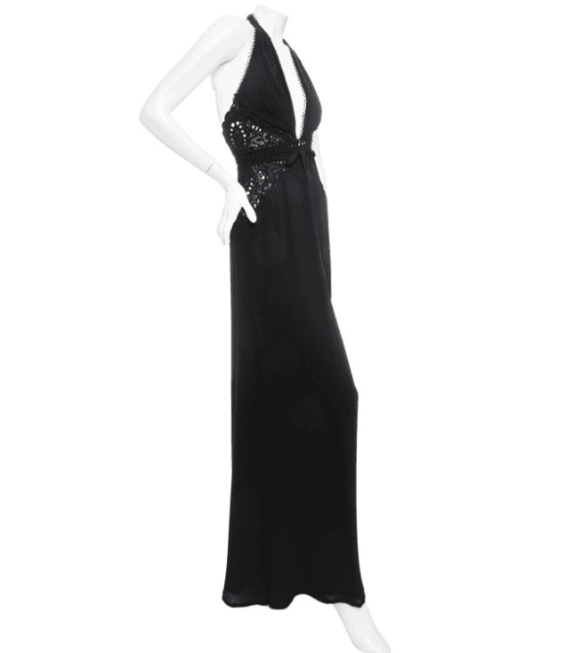 Vintage Gucci Embellished Halter Dress
