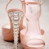 Miu Miu - Pink Sandals With Crystal Heel — image 1