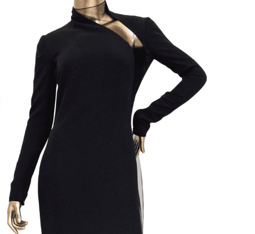 Tom Ford High Neck Silk Gown