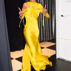 Monse Satin Evening Dress — image 3