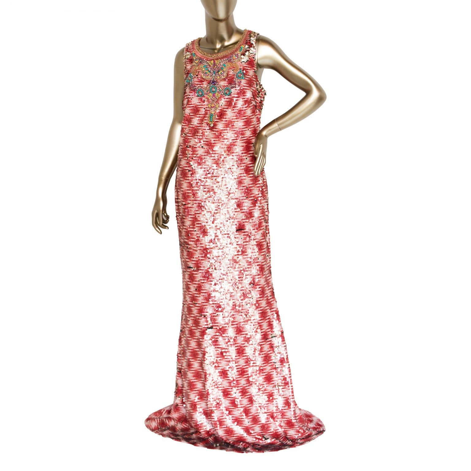 Badgley Mischka Embellished Sequined Dress