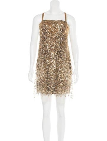 Roberto Cavalli 2015 Embellished Dress