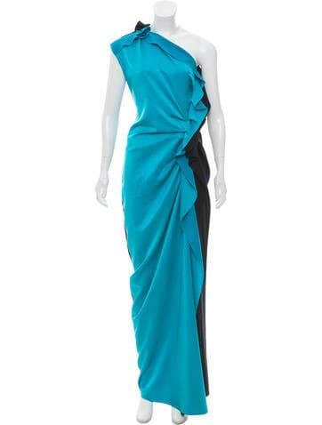 Lanvin Satin Maxi Dress