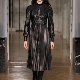 Valentino Black Leather Dress — image 3
