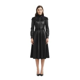 Valentino Black Leather Dress — image 5