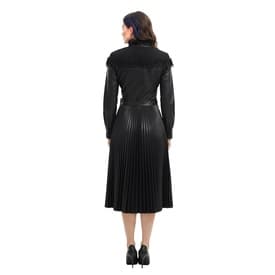 Valentino Black Leather Dress — image 7