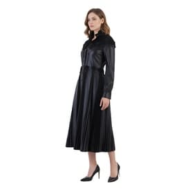 Valentino Black Leather Dress — image 9