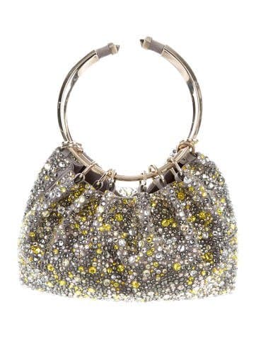 Valentino Loop Embellished Clutch