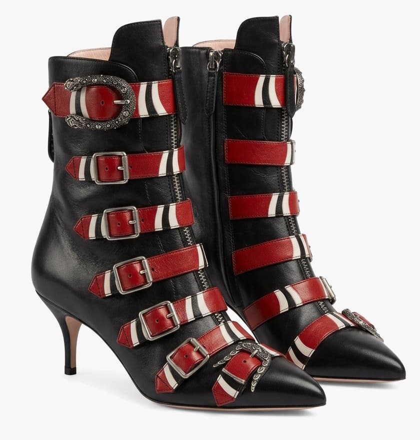 Gucci 2017 Susan Pointed-toe Booties