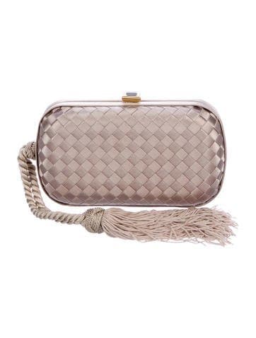 Bottega Veneta Tassel-accented Intrecciato Clutch