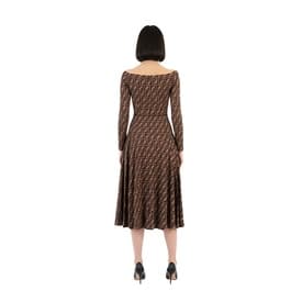 Fendi Jacquard-knit Fitted Dress — image 4