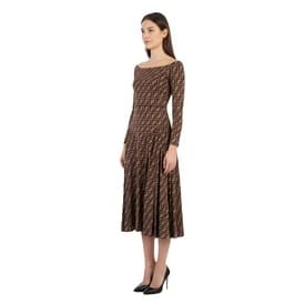Fendi Jacquard-knit Fitted Dress — image 5