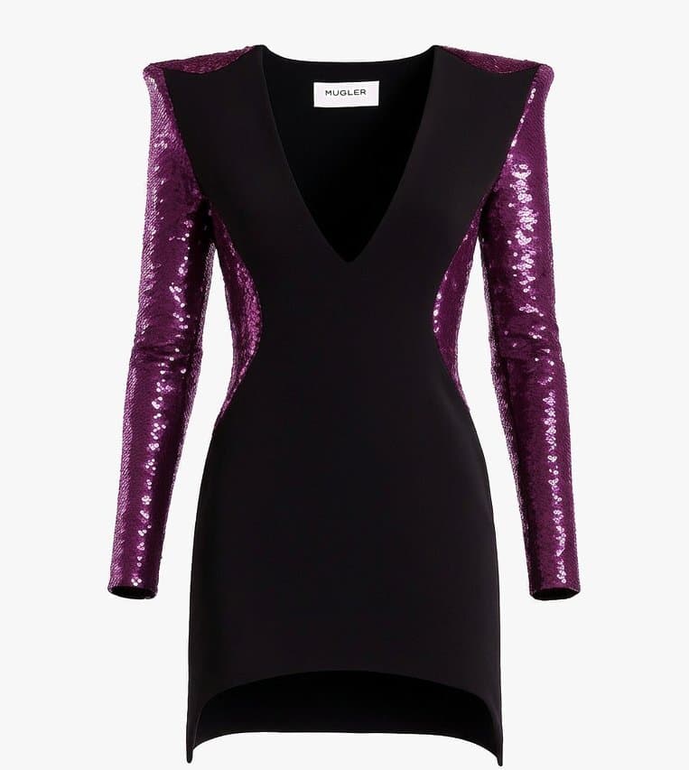 Mugler Sequin Mermaid Dress