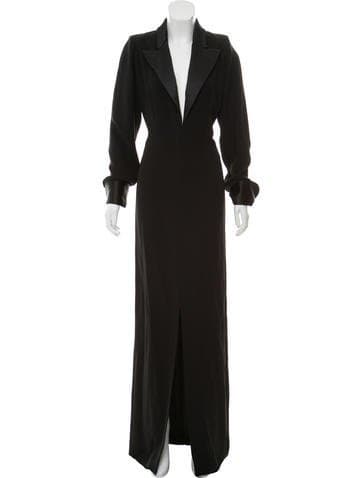 Yves Saint Laurent Fall 2012 Tuxedo Evening Dress