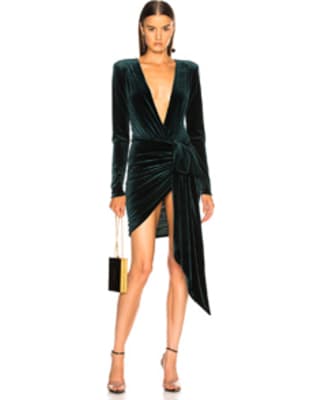Alexandre Vauthier Velvet Dress