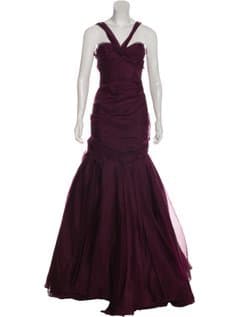 J. Mendel Sleeveless Evening Gown