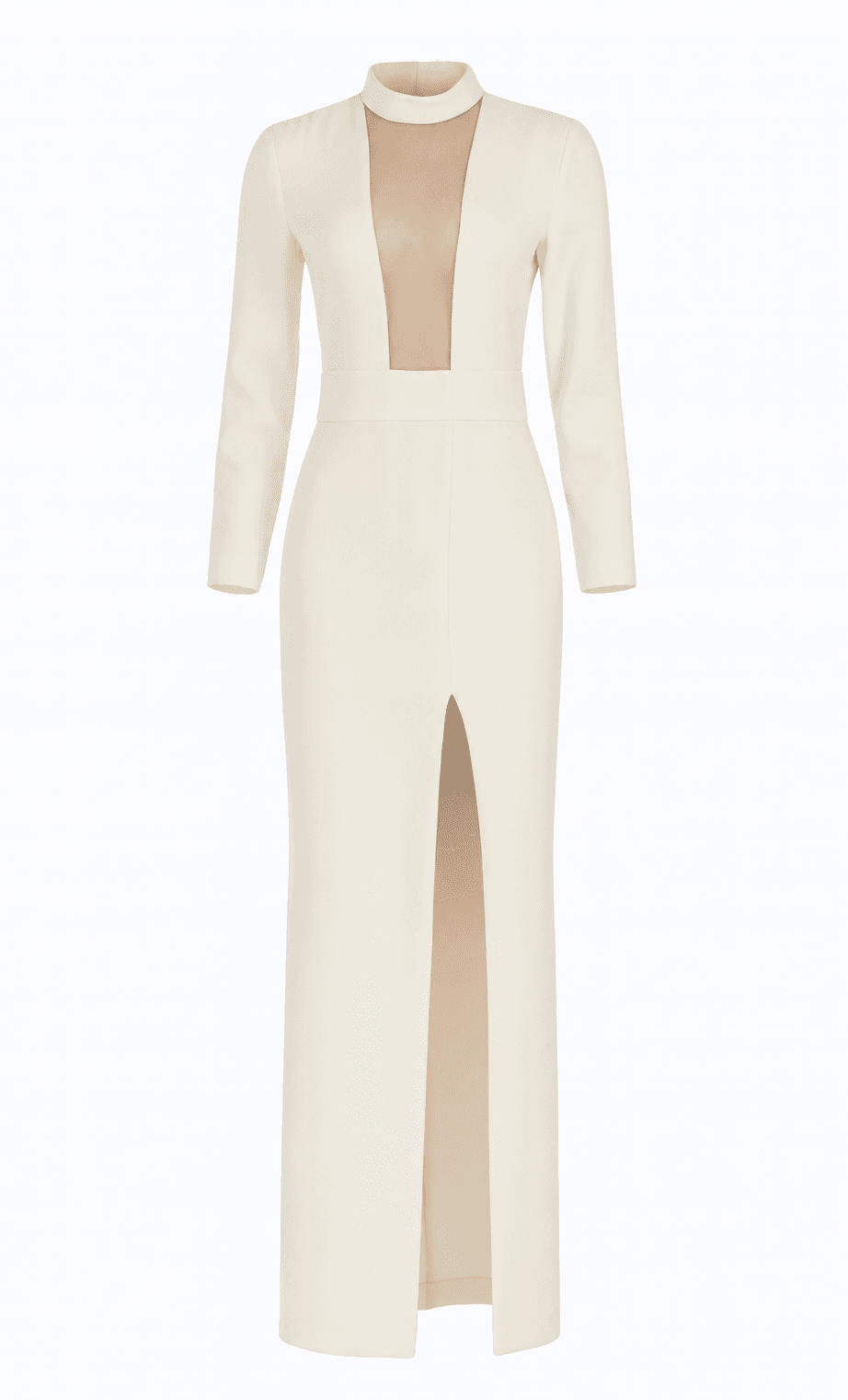 Tom Ford Cut-out Long Sleeve Gown