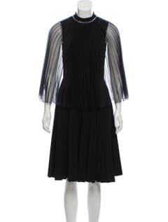 Gucci Embellished Plisse Dress