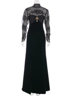 Emanuel Ungaro Paris Velvet Evening Dress