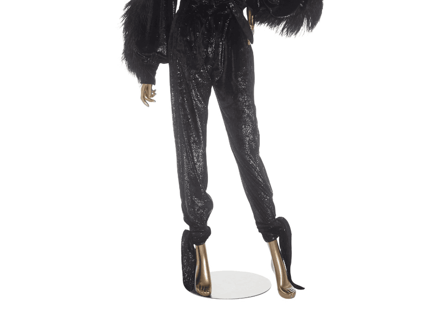 Attico Velvet Paper Bag Pants