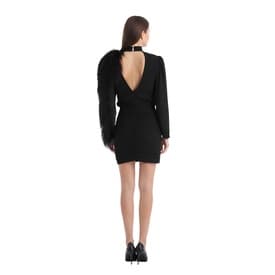 Magda Butrym Dubai Feather-embellished Silk-chiffon Mini Dress 0 — image 5