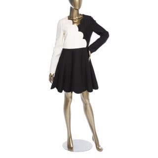 Valentino Scalloped Mini Dress
