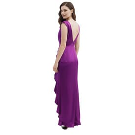 Alessandra Rich Diamond Embellished Silk Dress — image 3