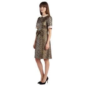 Gucci Leopard Metallic Jacquard Mini Dress — image 7