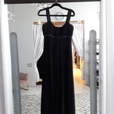 Badgley Mischka Empire Waist Sheer Black Gown — image 1