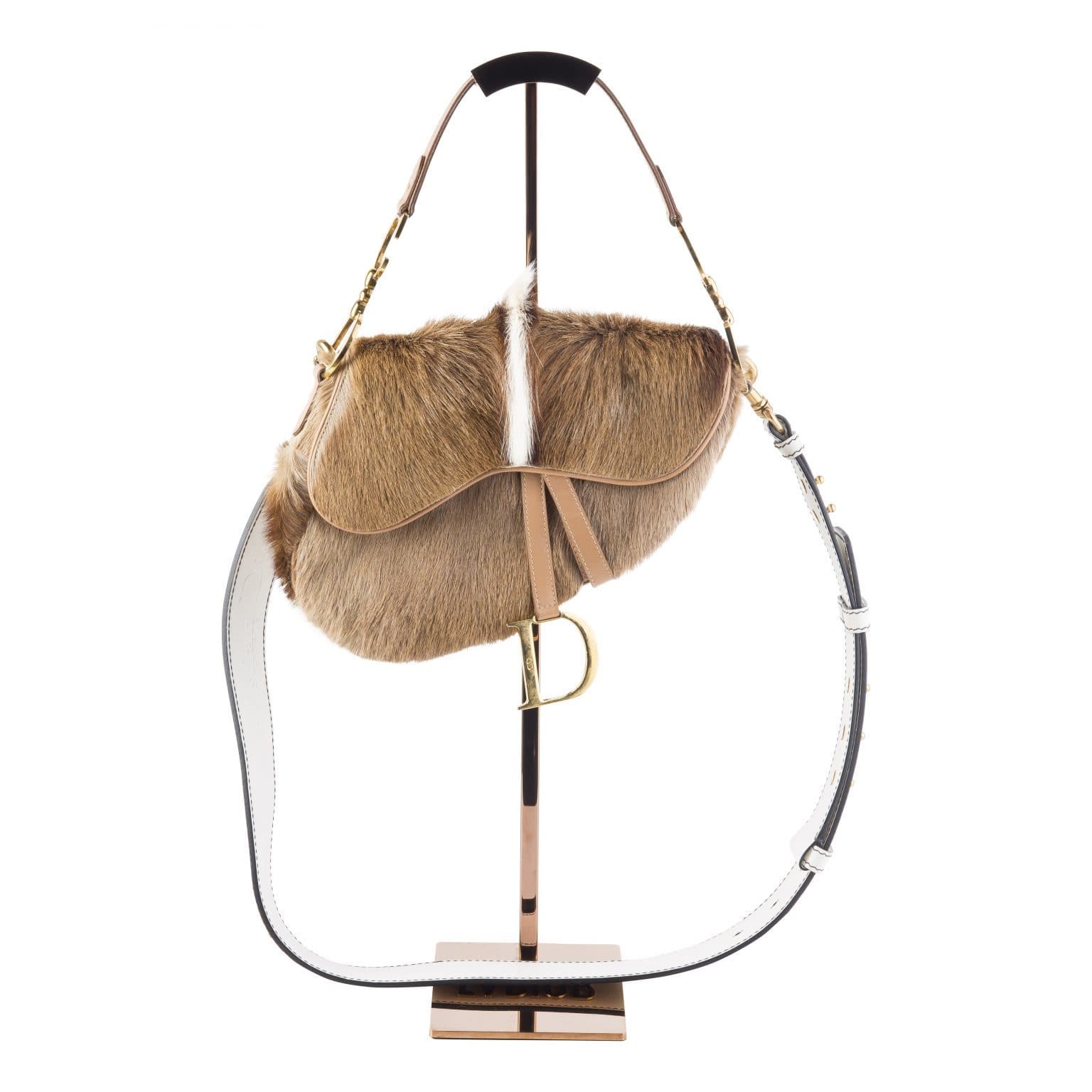Christian Dior Ponyhair Saddle Bag