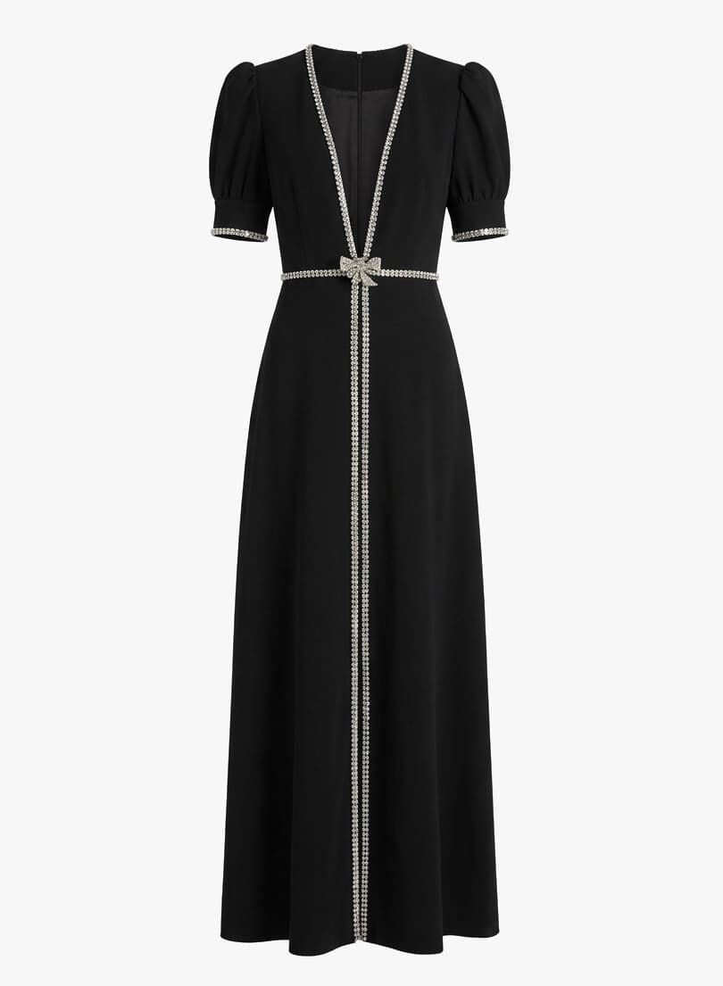 Gucci 2018 Embellished Pearl And Rhinestone Dress