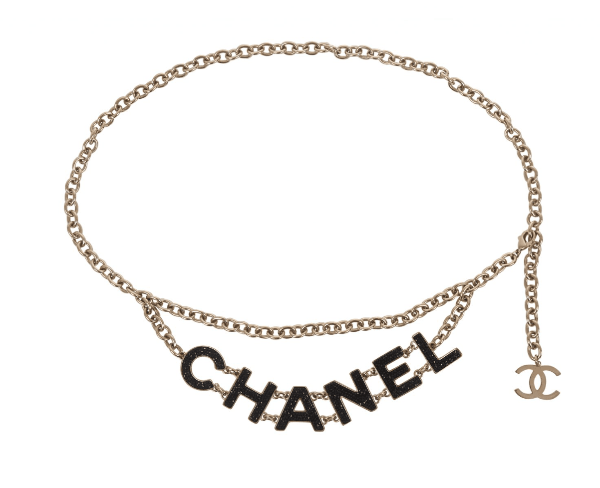 Chanel Logo Chain Belt