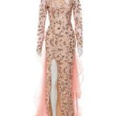 Michael Costello Sequined Evening Gown — image 1