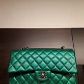 Chanel Green Flap Bag — image 1