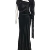 Vintage Alexander Mcqueen Silk Evening Dress — image 1