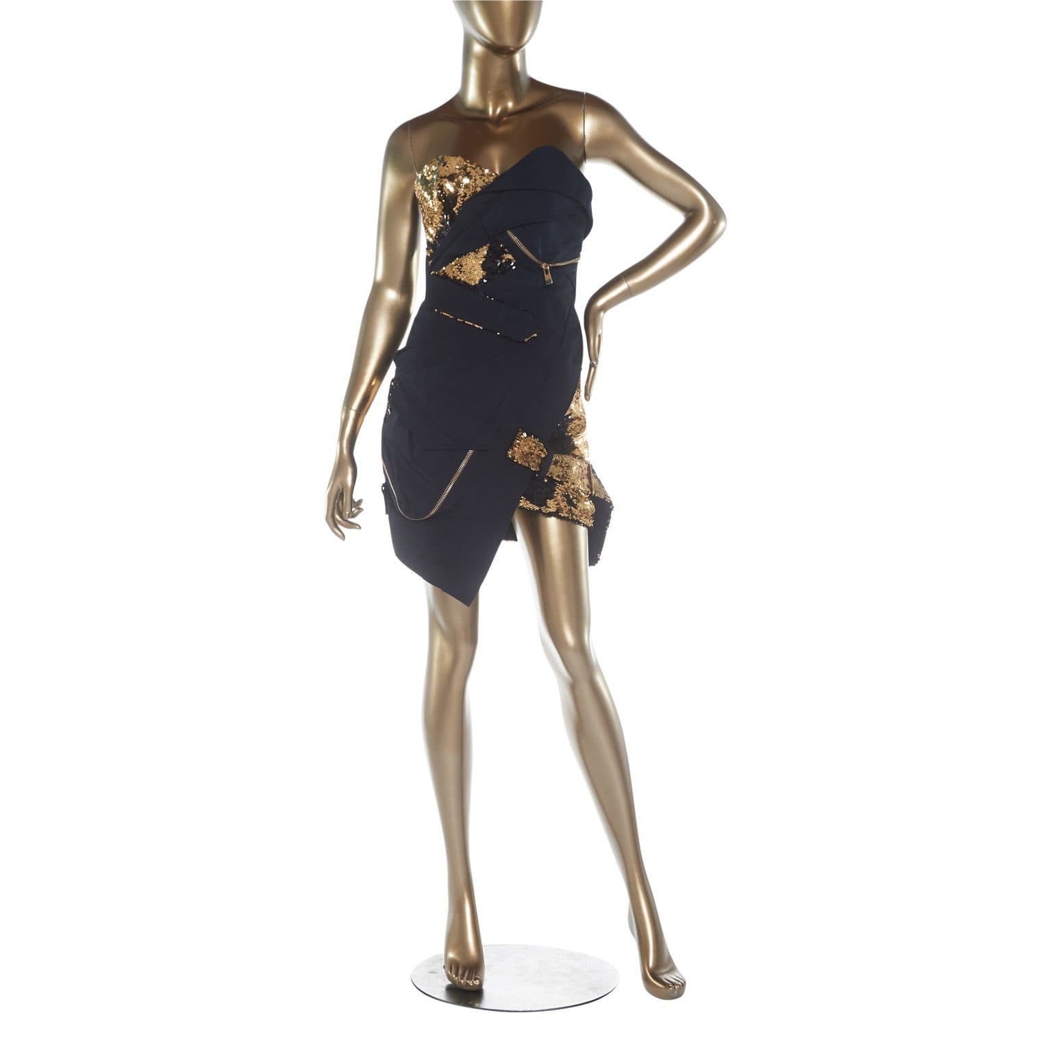 Alexandre Vauthier Sequined Bustier Dress