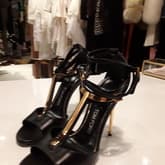 Tom Ford Black Gold Strappy Open Toe — image 1