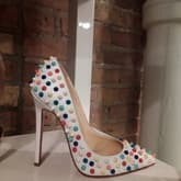 Christian Louboutin Color Studded Pumps — image 1