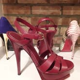 Ysl Tribute Red Sandals — image 1