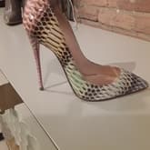 Christian Louboutin Multi Color Snakeskin Pumps — image 1