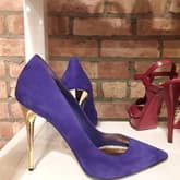 Tom Ford Suede Purple Pumps — image 1