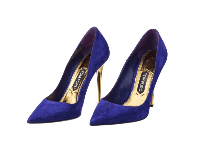 Tom Ford Suede Purple Pumps