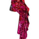 Halpern Sequin Strapless Bustier Top — image 1
