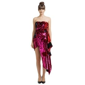 Halpern Sequin Strapless Bustier Top — image 7