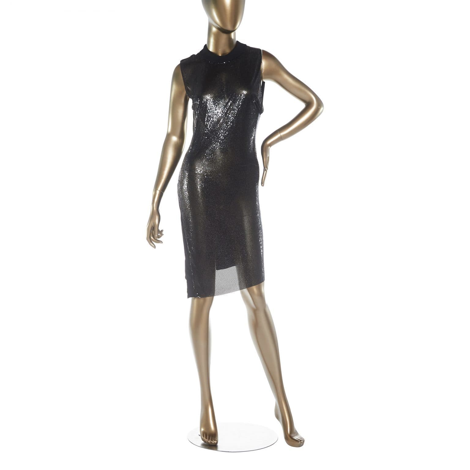 Paco Rabanne Chain-paneled Mini Dress