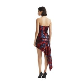 Attico One Shoulder Glitter Dress — image 5