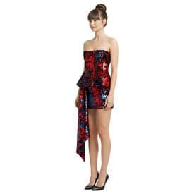 Attico One Shoulder Glitter Dress — image 8