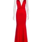 Zac Posen Rib Knit Sleeveless Gown — image 1