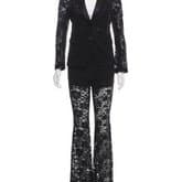 Gucci Lace Shawl-lapel Pantsuit — image 1