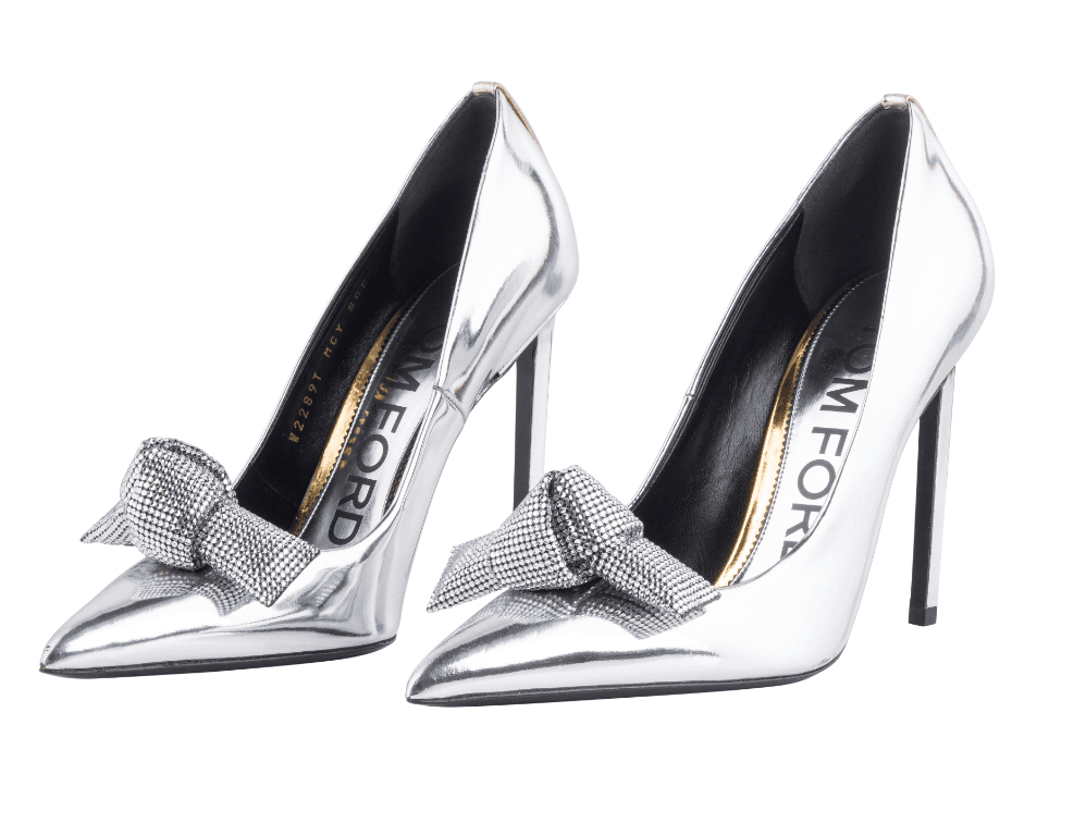Tom Ford 2018 Metallic Leather Pumps